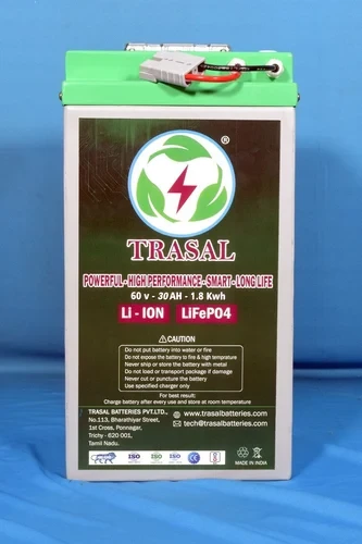 60V Trasal Lithium Ion Battery